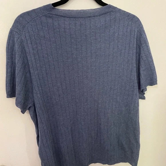 J. Cree - NEW Silk-cashmere blend cropped T-shirt - Picture 2 of 3